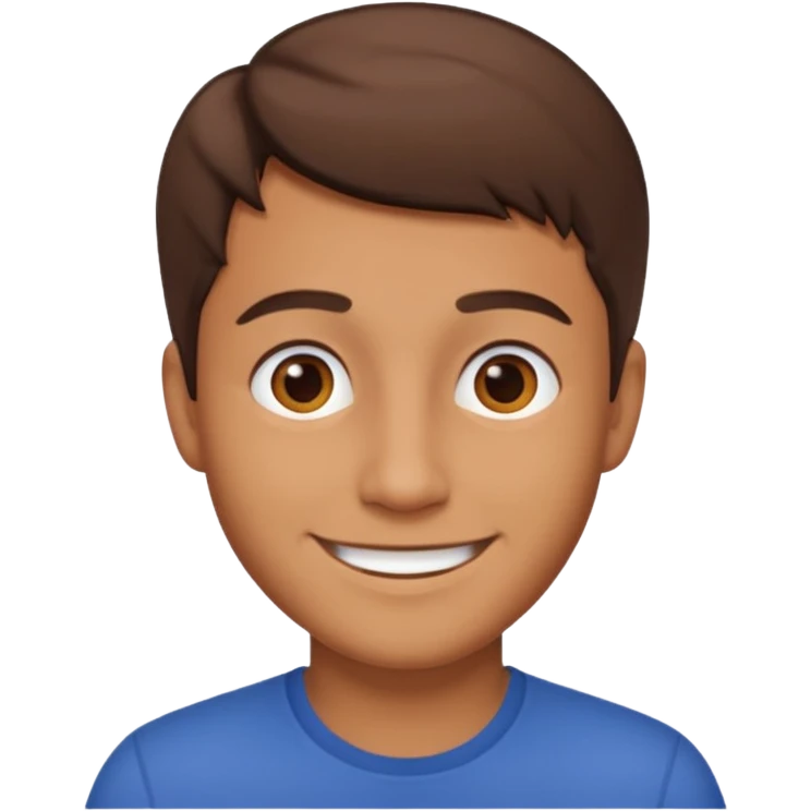 A man doing 67 emoji