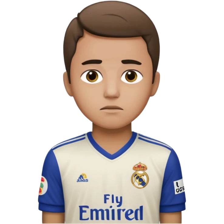 ich bin traurig, ich bin Madrids Fan emoji