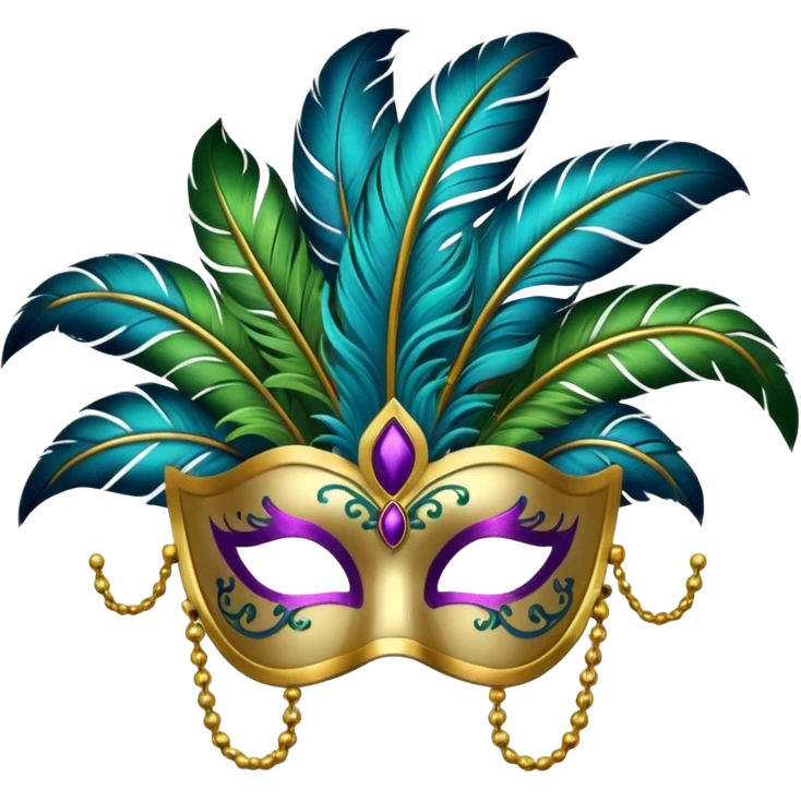 mascara de carnaval emoji