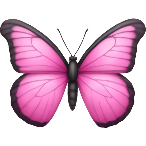 Pink butterfly  emoji