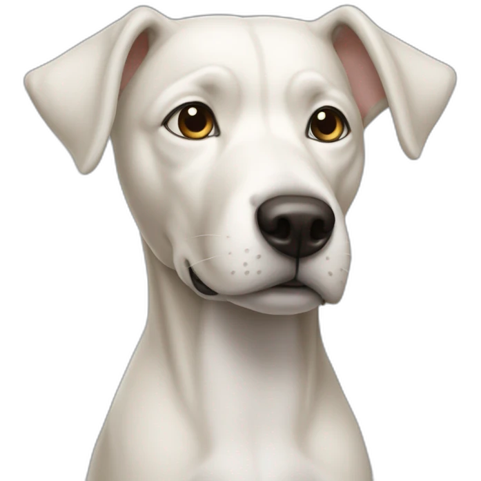 un chien qui se leche emoji