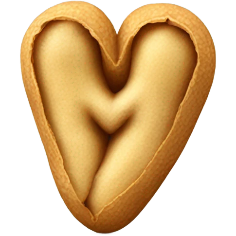 Peanut with heart letter emoji