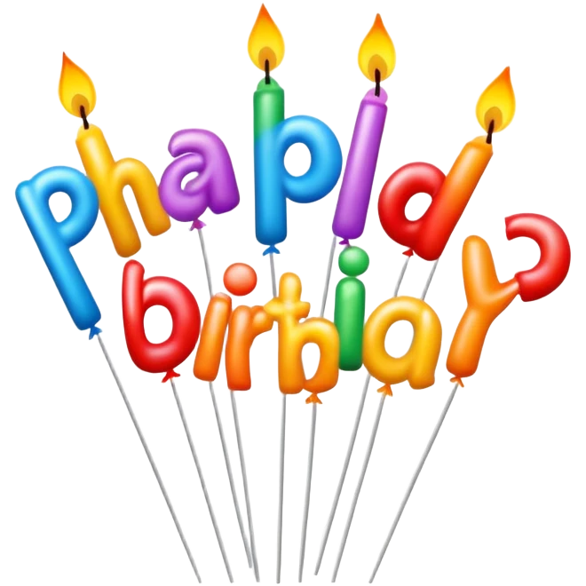 happy birthday sign with the word Priya emoji