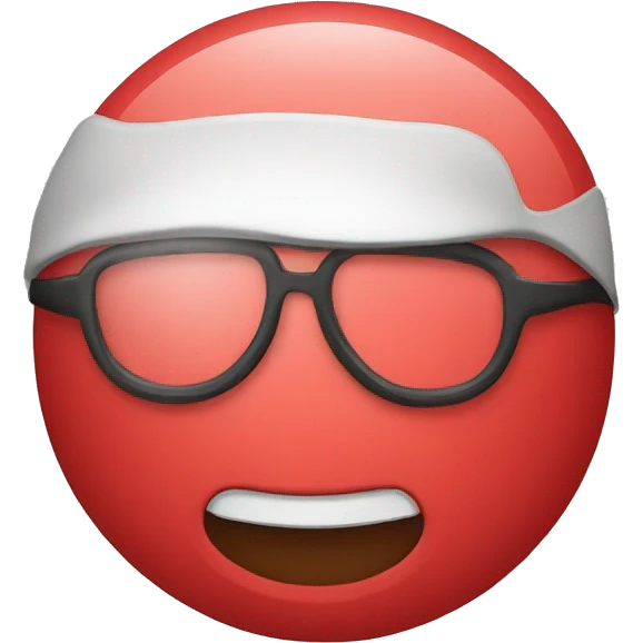 Periódico infinito rojo emoji