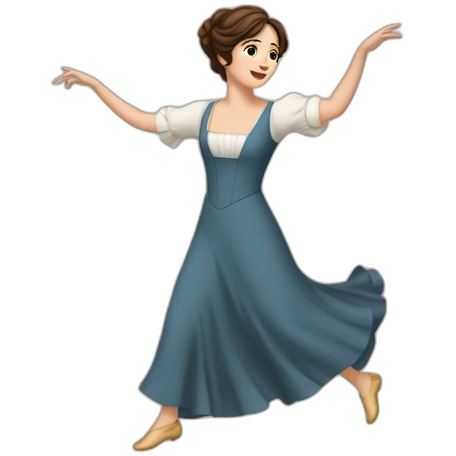 elizabeth bennet dancing emoji