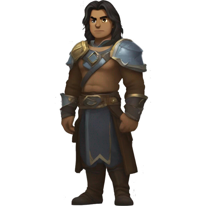 varian wrynn with bulk body emoji