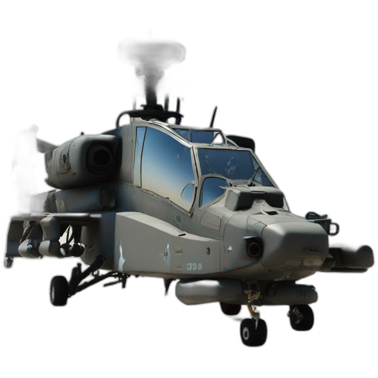Ah-64GX Apache Warchief with shark paint emoji
