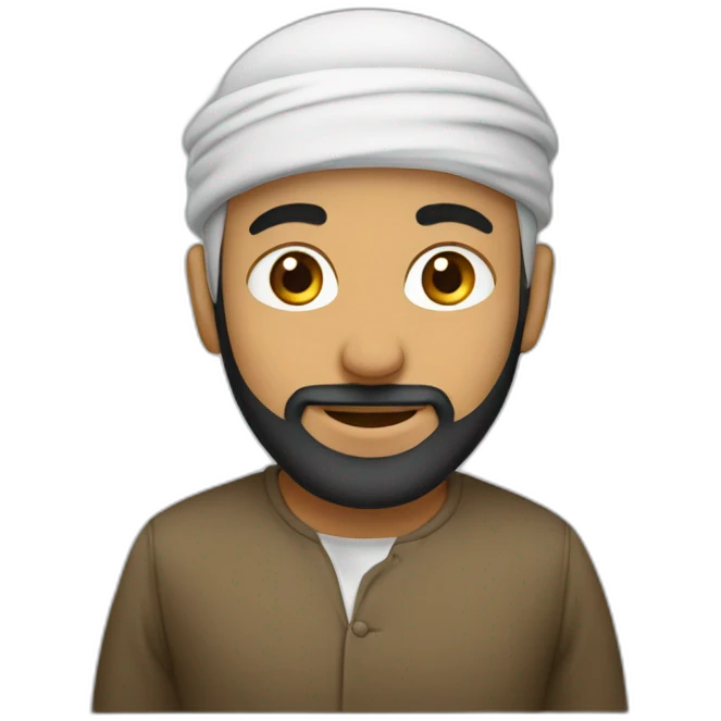 Muslim with béer emoji