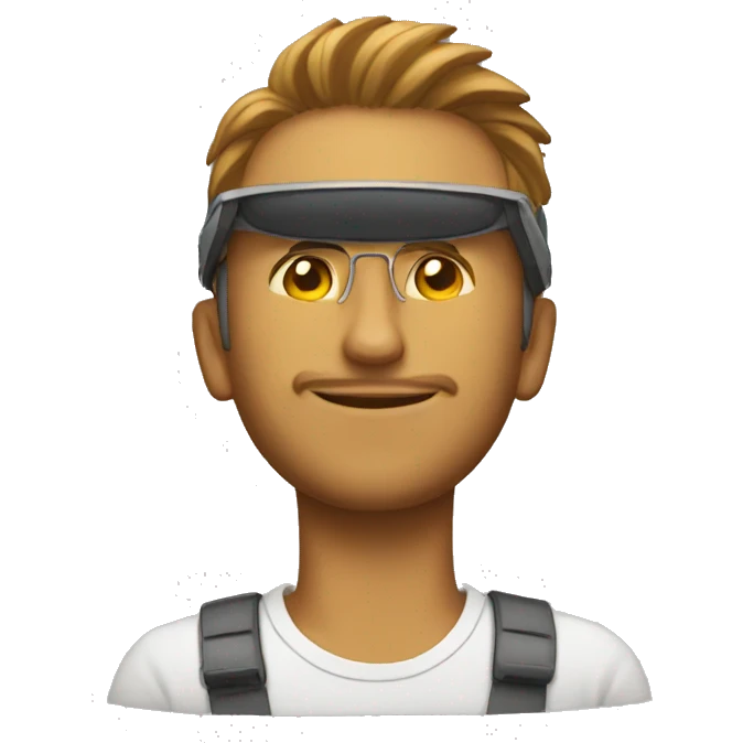 a guy who wants to sit in the sun and not work emoji