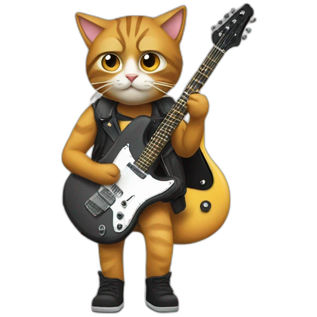 cat-guitar-rock emoji
