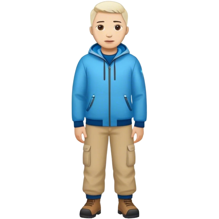 photorealistic greenland citizen standing full length emoji