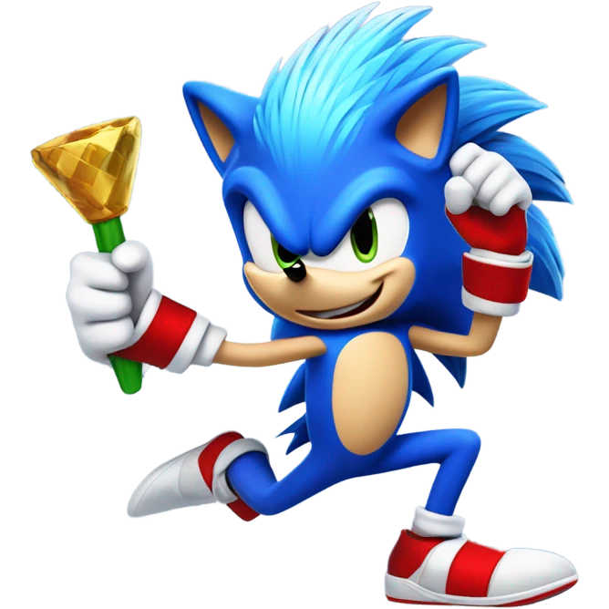 Sonic the hedgehog  emoji