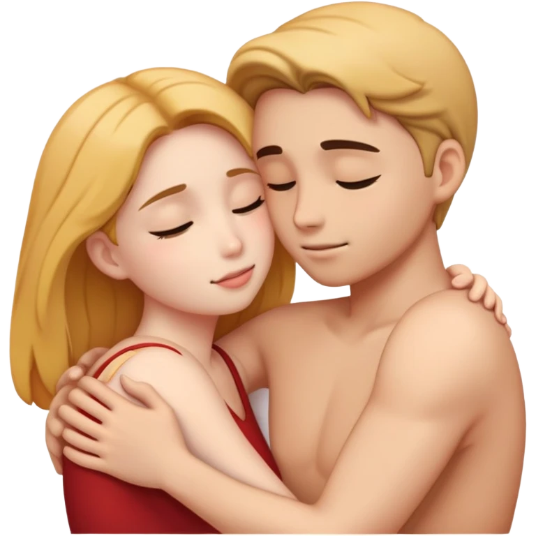 intimate moment between lovers emoji
