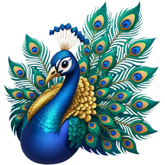 Peacock emoji