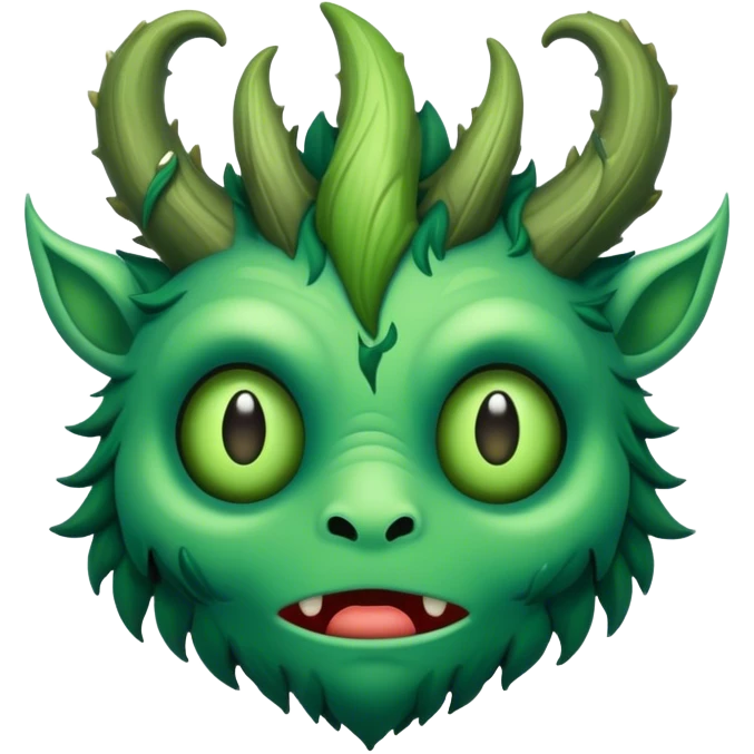 creepy mystical forest creature emoji