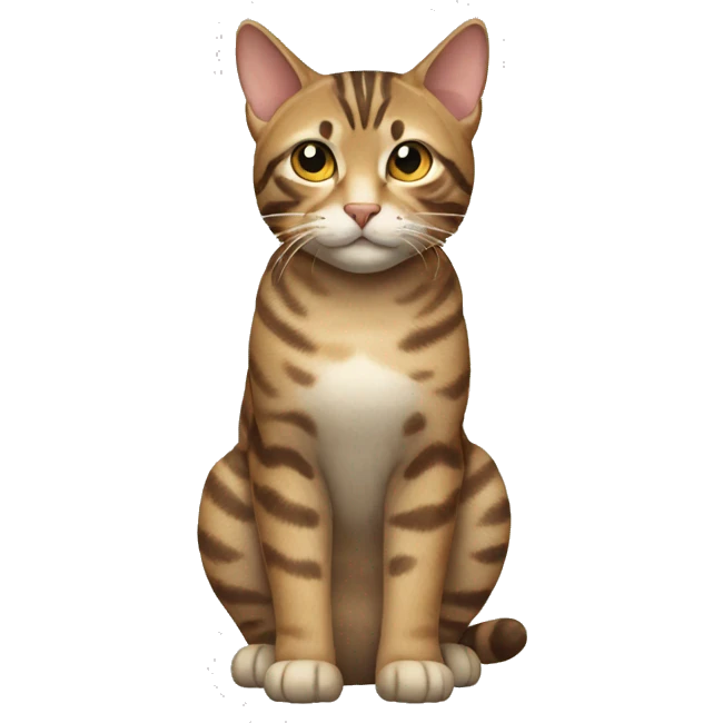 Tabby Cat Full Body emoji