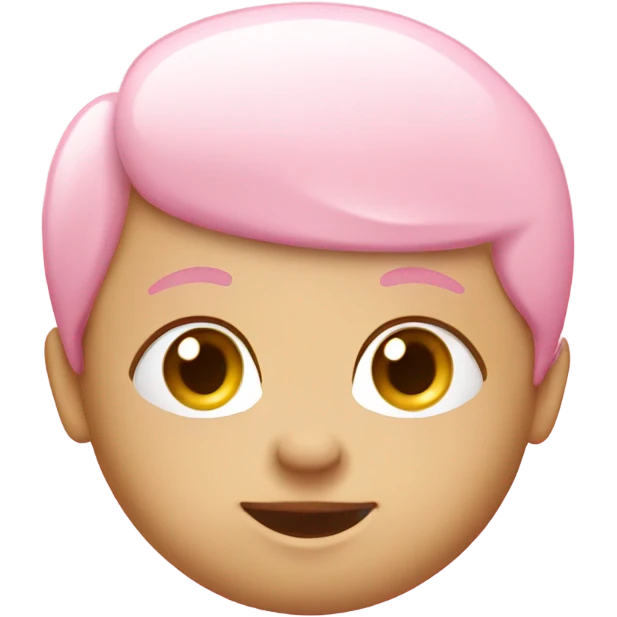 Baby pink pushpin emoji