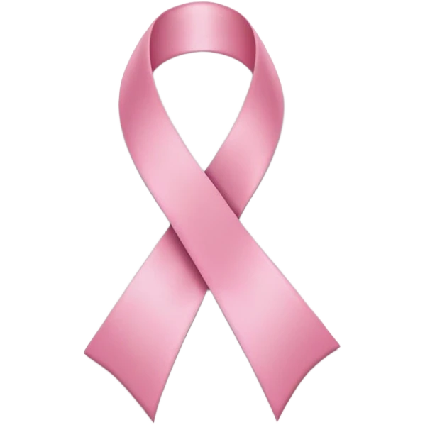 Pink ribbon breast cancer awareness  emoji