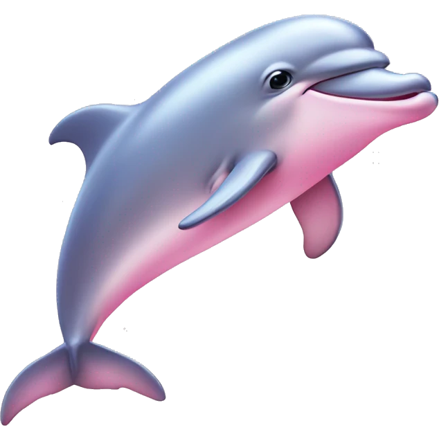 Pastel-pink-colors-dolphin emoji