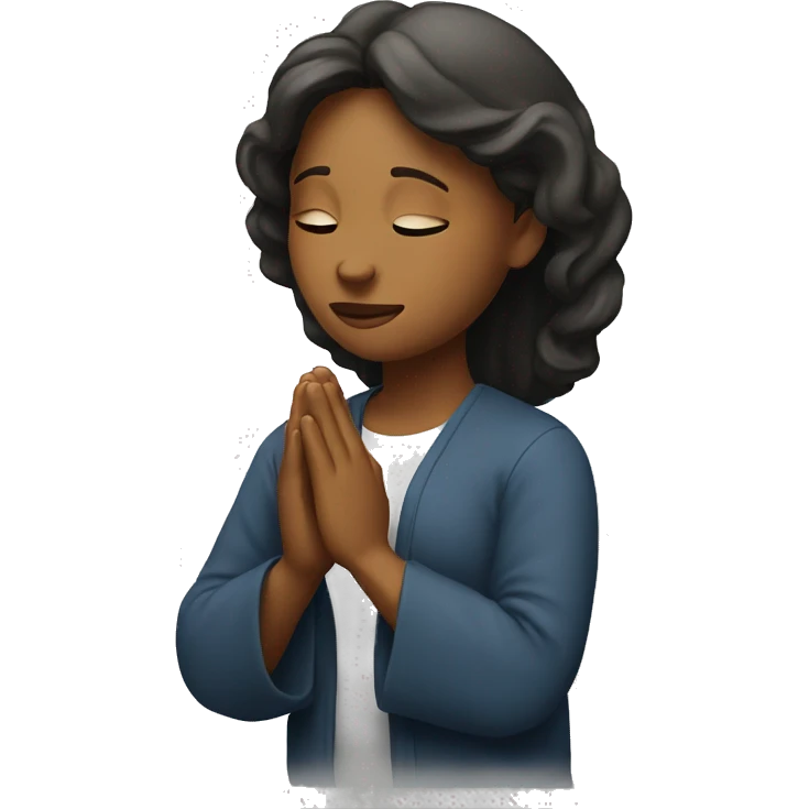 Praying woman emoji