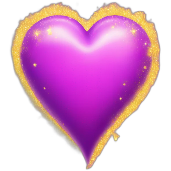 pink-and-purple-heart-with-yellow-sparkles emoji