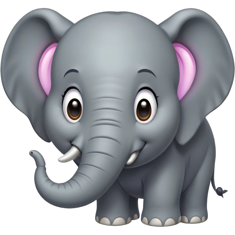Cinematic Comical Elephant Portrait Emoji, Head tilted dramatically with an exaggeratedly amused expression, featuring a striking gray hide with whimsical wrinkles and wide, expressive eyes full of playful disbelief, Simplified yet hilariously expressive features, highly detailed, glowing with a slightly sassy glow, high shine, dramatic yet playful, stylized with an air of cheeky mischief, bright and endearing, soft glowing outline, capturing the essence of a spirited and over-the-top elephant, so meme-worthy it feels like it could trumpet its way into internet fame instantly! emoji