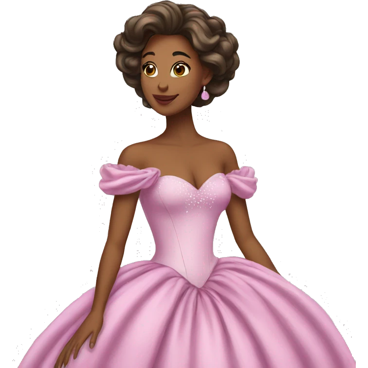 princess in a big poofy ballgown emoji