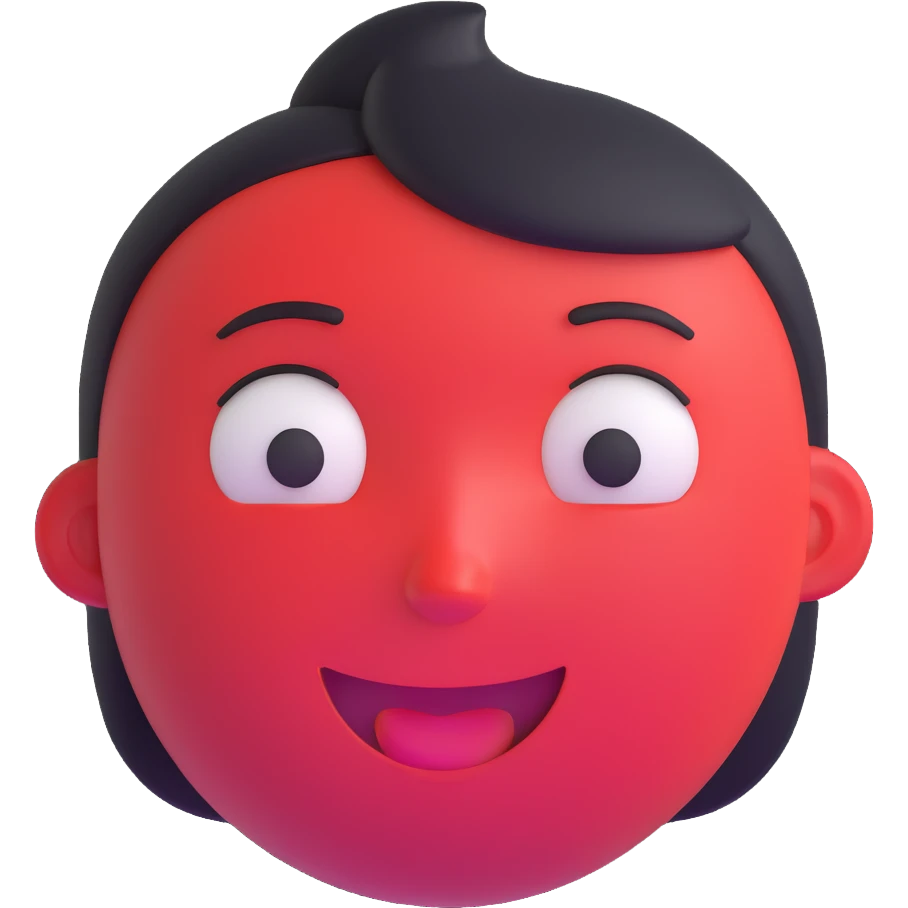 embarrassed face with red cheeks and awkward smile emoji