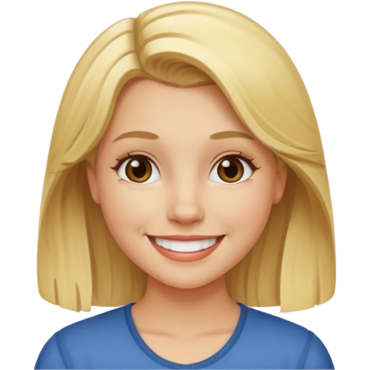 blonde haired wisconsin girl emoji