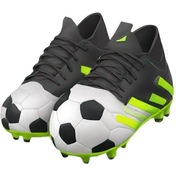 varias zapatillas de futbol emoji