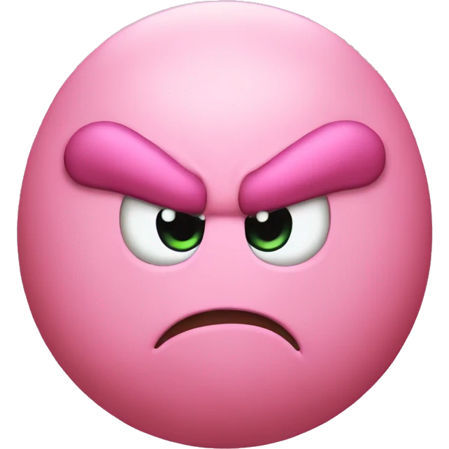 kirby angry  emoji