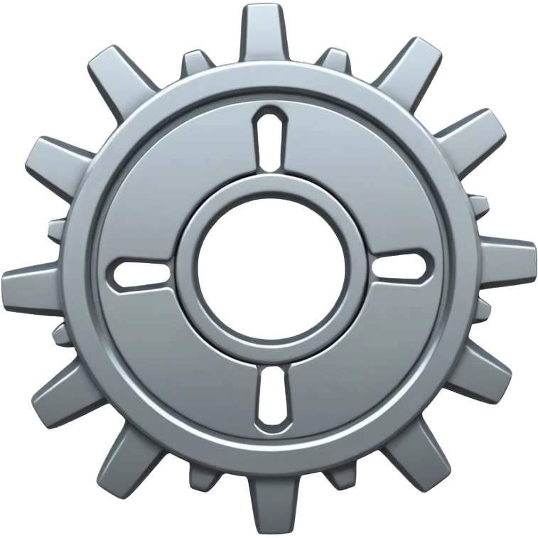 Gear wheel emoji