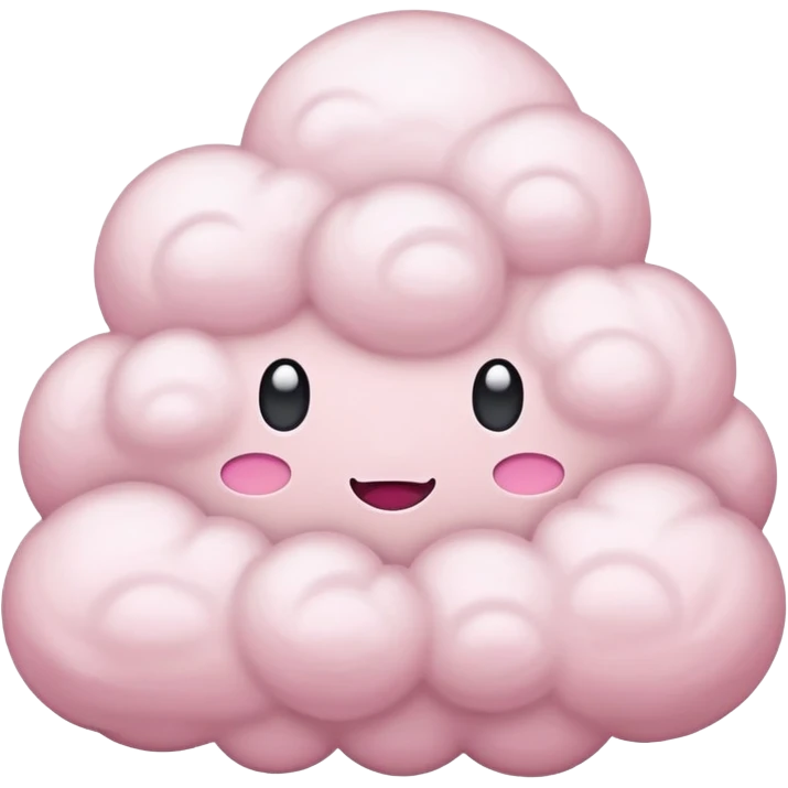 light pink storm cloud emoji