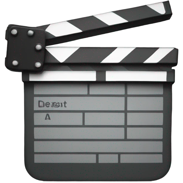 clapperboard emoji