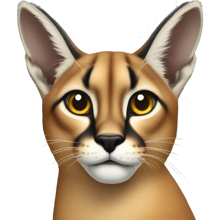 Shocked caracal emoji