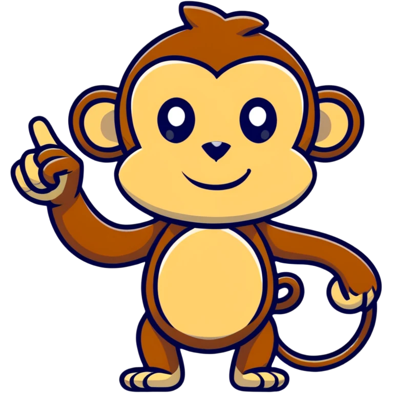 Monkey middle finger emoji