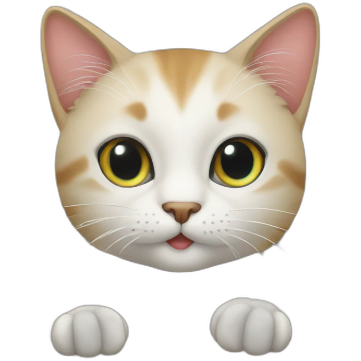 cat on the table emoji