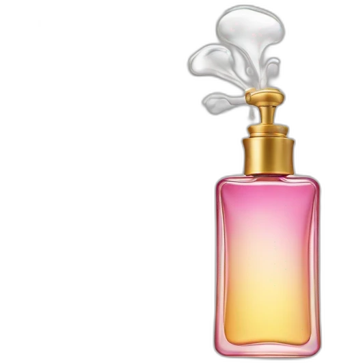 Perfume bottle spraying emoji