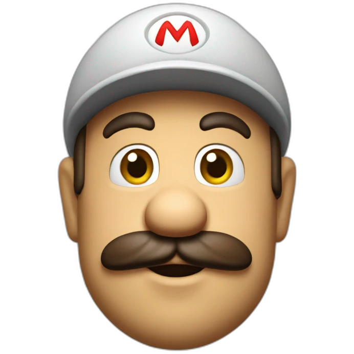 original mario bross face emoji