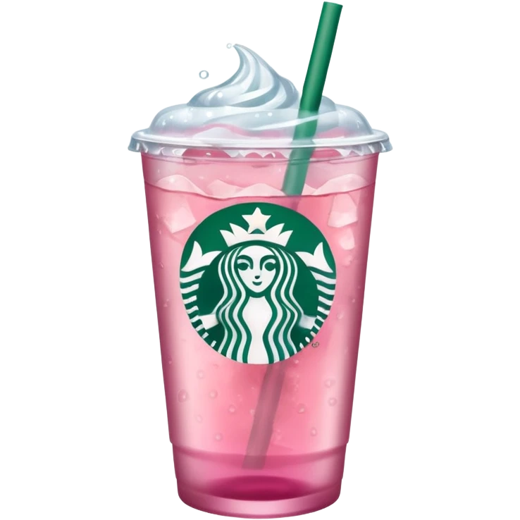 Starbucks pink drink  emoji