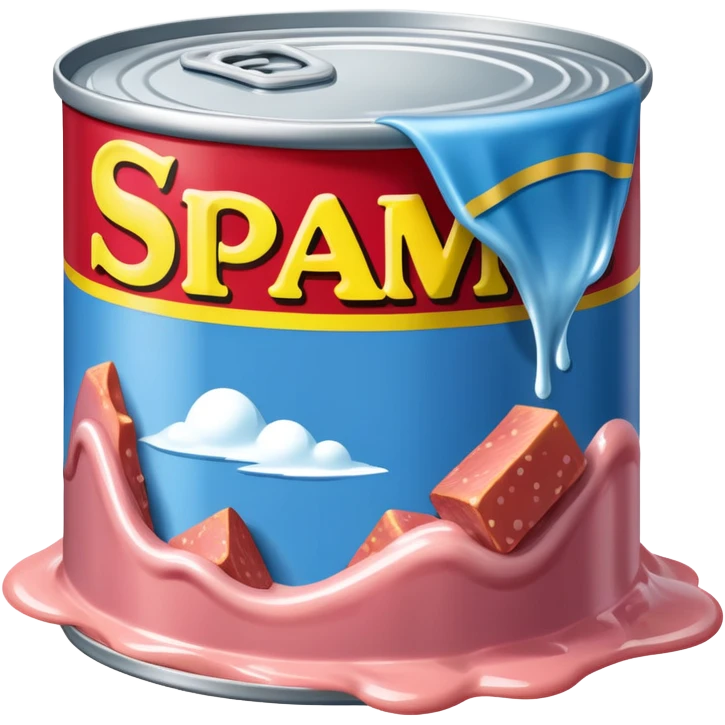 surreal dali style melting spam  watch landscape emoji