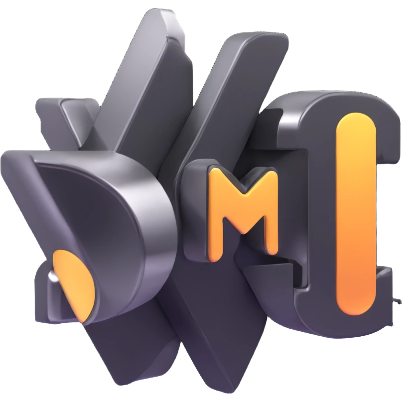 metallic montage with shiny chrome finish emoji