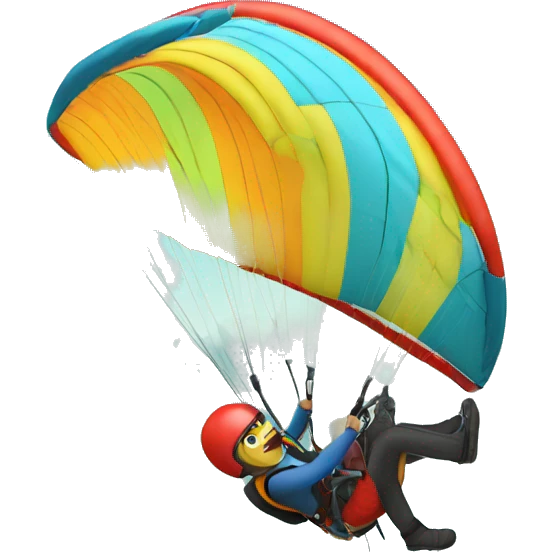 Paragliding emoji