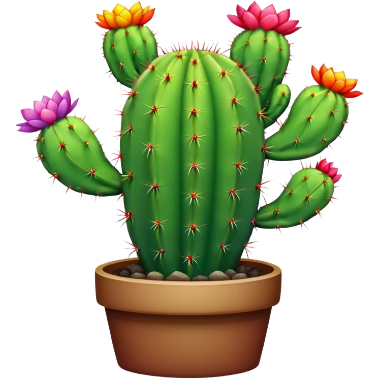 Rainbow cactus  emoji