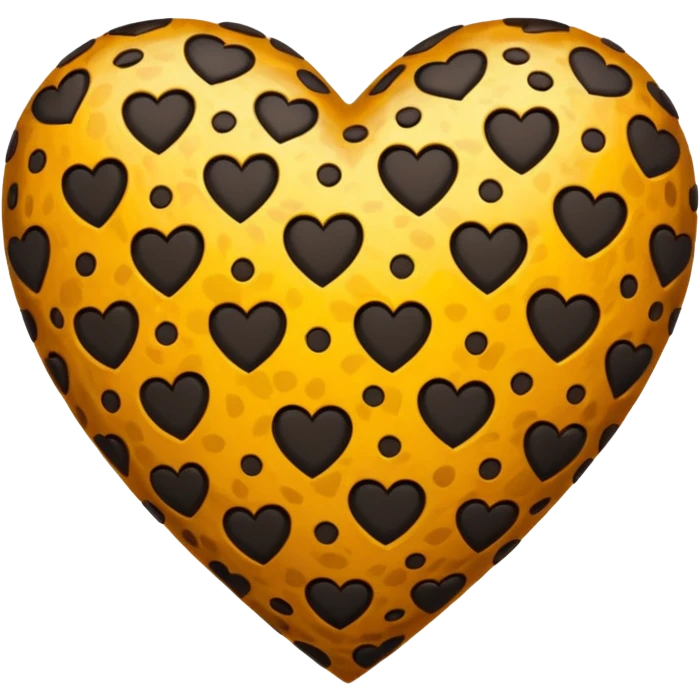 Cuore leopardo  emoji