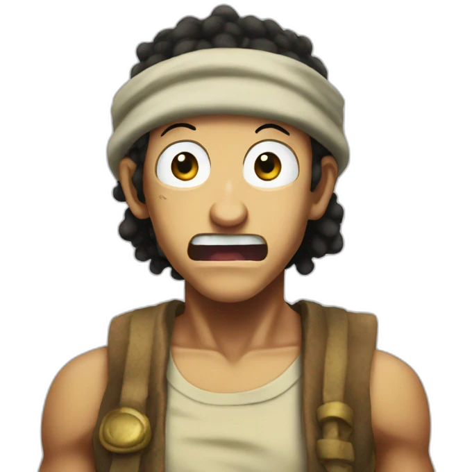 usopp shocked emoji