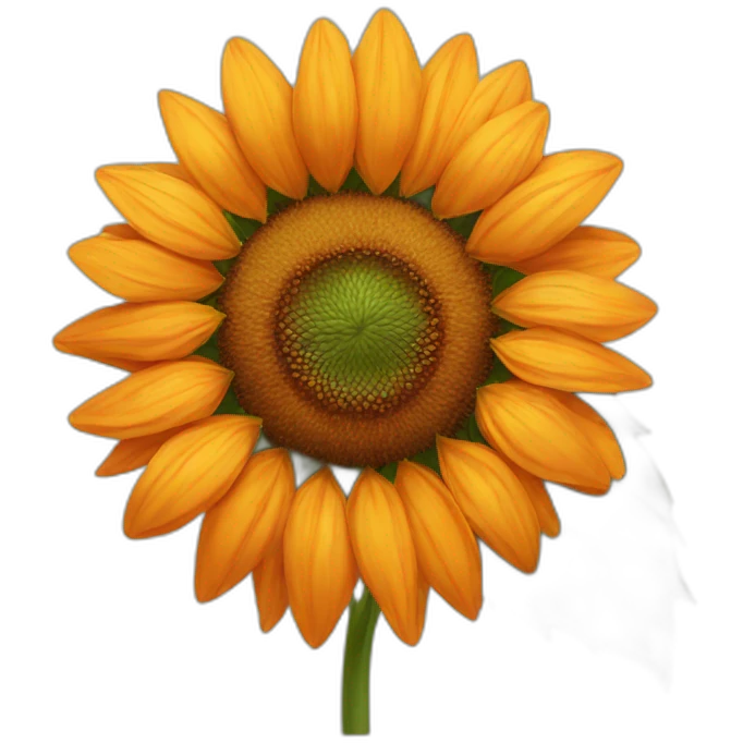 sunflower orange flower emoji
