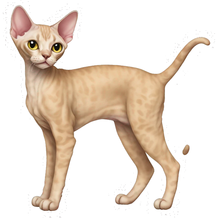 Devon Rex Full Body emoji