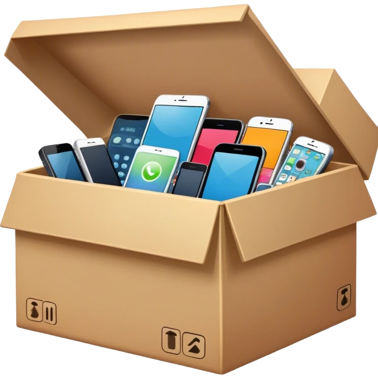 Big box of electronics emoji