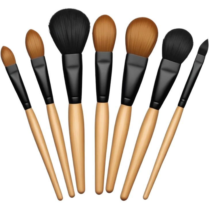 Makeup brushes Black  emoji